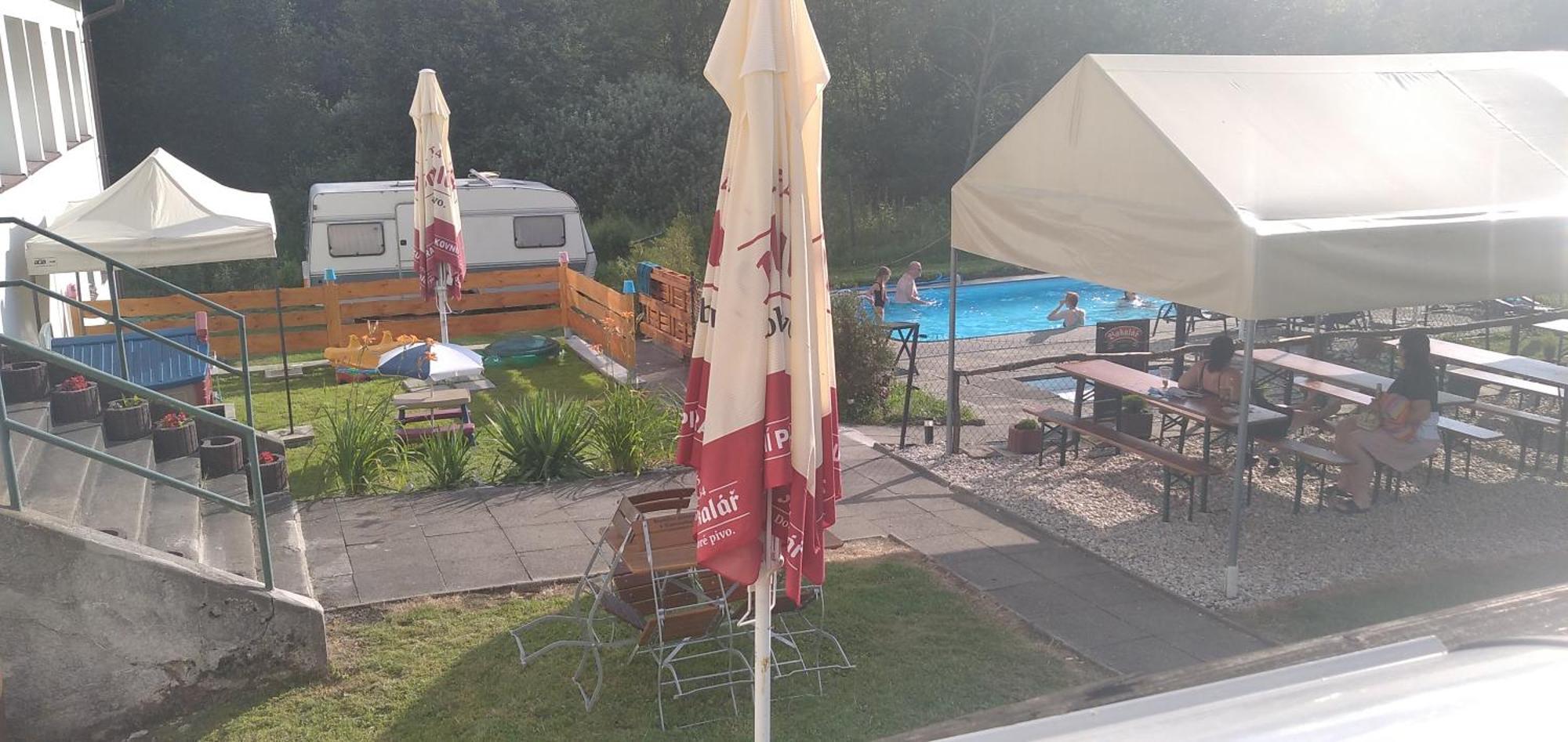 Retro Kemp Pod Boubinem Horní Vltavice Eksteriør bilde